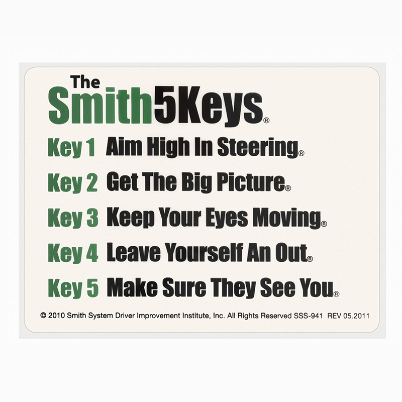 The Smith5Keys® Window Sticker